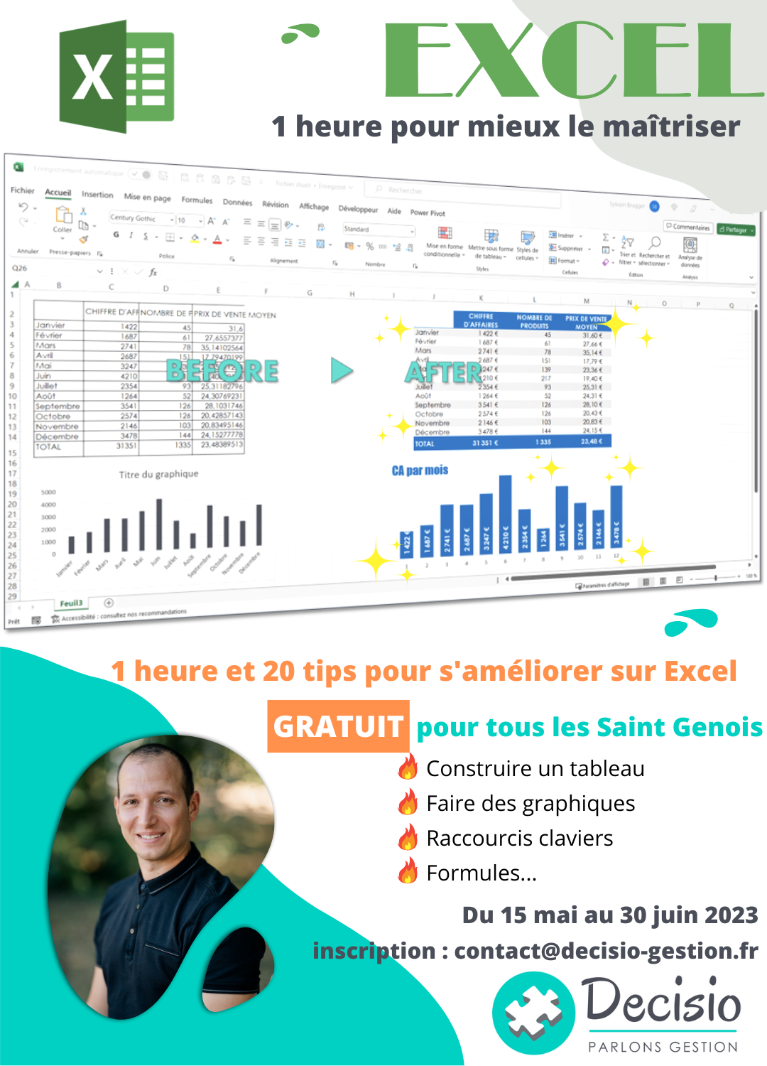 You are currently viewing EXCEL : 20 tips pour s’améliorer en 1 heure !